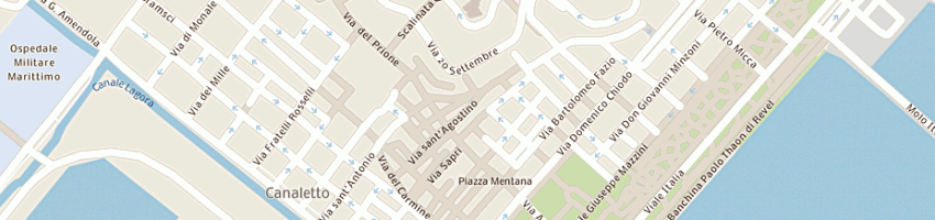 Mappa della impresa xxv legio sas di trisciani luigi e c a LA SPEZIA