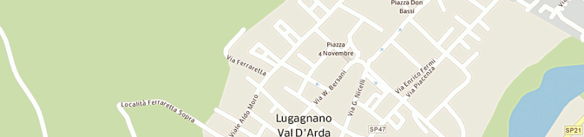Mappa della impresa plp (snc) a LUGAGNANO VAL D ARDA
