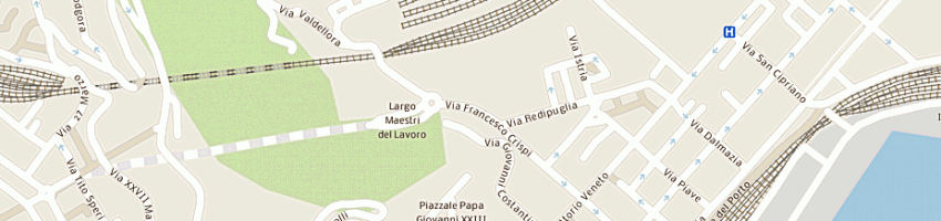 Mappa della impresa fitlife di franchini silvano sas a LA SPEZIA