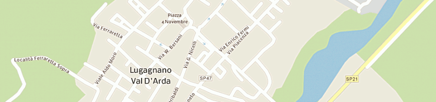 Mappa della impresa casa del fiore a LUGAGNANO VAL D ARDA