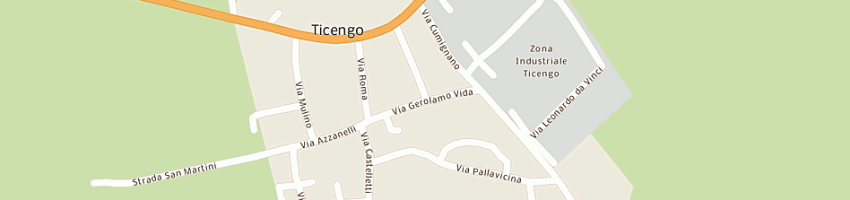 Mappa della impresa ghidini fulvio a TICENGO