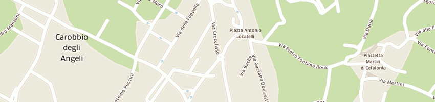 Mappa della impresa luzzana mansueto a CAROBBIO DEGLI ANGELI