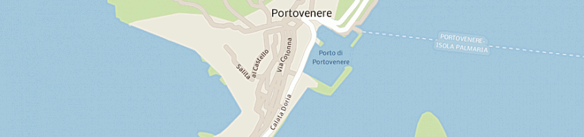Mappa della impresa osteria baracco a PORTOVENERE
