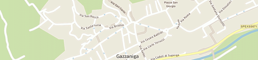 Mappa della impresa cortinovis rag vittorio e longaretti dr cristiano snc a GAZZANIGA