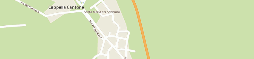 Mappa della impresa bar pizzeria anubi a CAPPELLA CANTONE