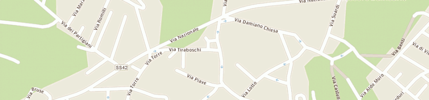 Mappa della impresa algisi carlo a TRESCORE BALNEARIO
