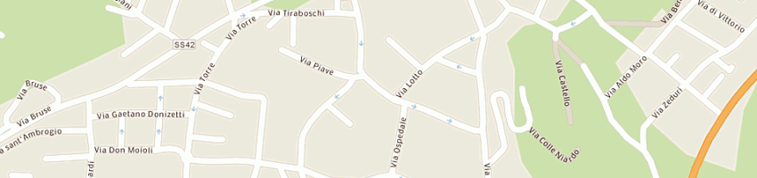 Mappa della impresa punto frutta di colleoni andrea e c snc a TRESCORE BALNEARIO