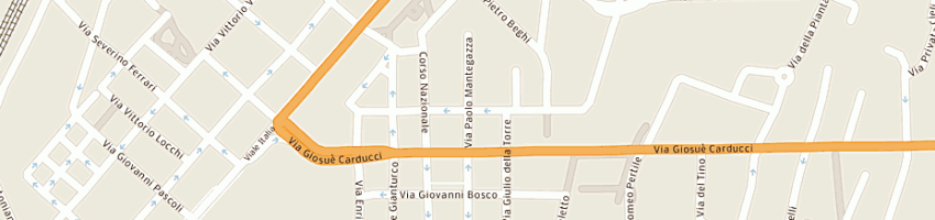 Mappa della impresa bar caffe' borsati a LA SPEZIA