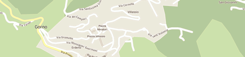 Mappa della impresa parrocchia di s martino vescovo a GORNO