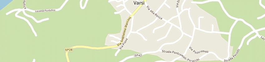 Mappa della impresa merli roberto a VARSI