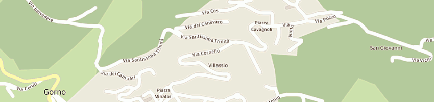 Mappa della impresa perani mario a GORNO