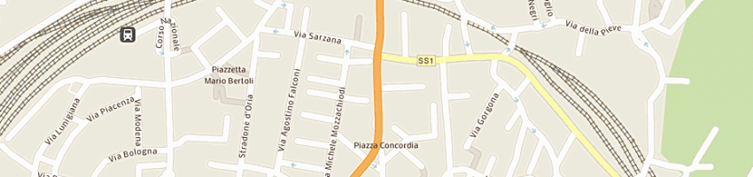 Mappa della impresa nardini paolo a LA SPEZIA