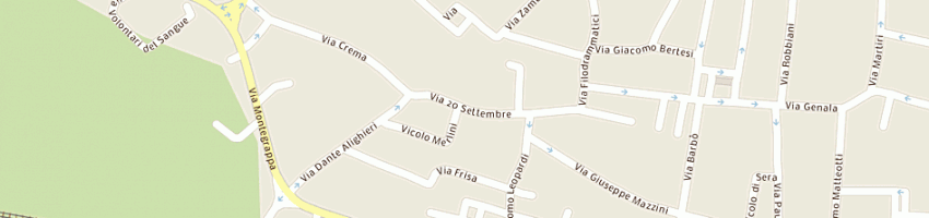 Mappa della impresa trattoria osteria la mucca della nonna a SORESINA