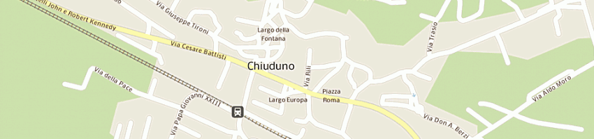 Mappa della impresa scodinzolandia di novali lisa a CHIUDUNO