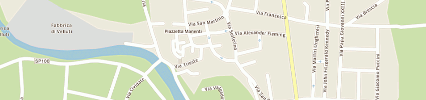 Mappa della impresa simpell di pezzotti giovanni antonio a PONTOGLIO