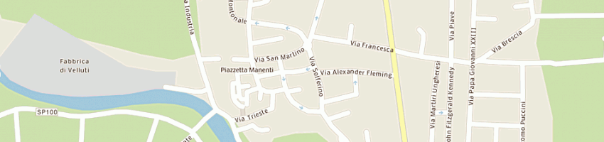 Mappa della impresa studio gozzini sas a PONTOGLIO