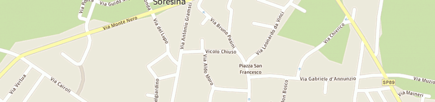 Mappa della impresa mancini roberto angelo a SORESINA