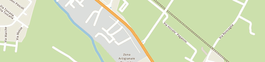 Mappa della impresa facchini franco e c srl a CADEO