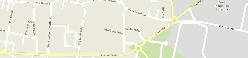 Mappa della impresa petrea dumitru a SORESINA