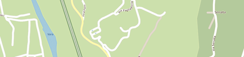 Mappa della impresa albergo ristorante la greppia srl a PODENZANA