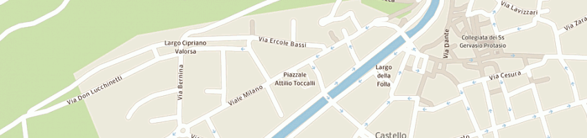 Mappa della impresa panificio rigamonti srl a SONDRIO
