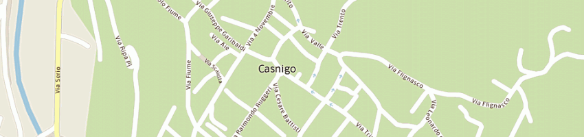 Mappa della impresa autoservizi della a CASNIGO