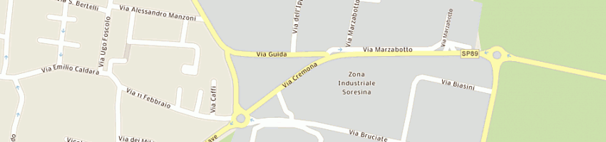 Mappa della impresa lavasecco stireria emilia (snc) a SORESINA