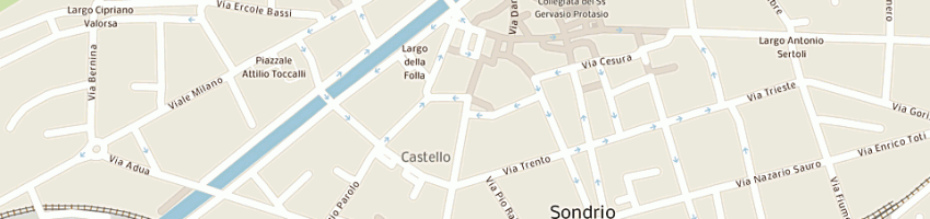 Mappa della impresa mac di volonte' michele e c snc a SONDRIO