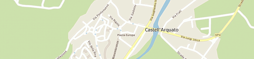 Mappa della impresa ristorante maps a CASTELL ARQUATO