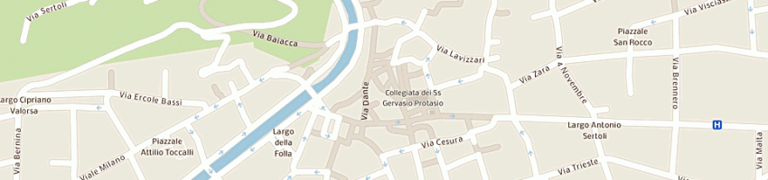 Mappa della impresa the end shoes a SONDRIO