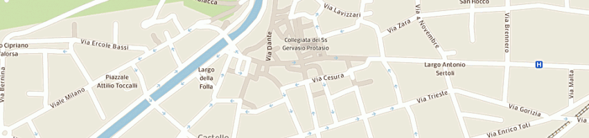 Mappa della impresa ufficio service soc coop a rl a SONDRIO