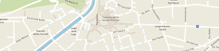 Mappa della impresa mariani e co di ferrara francesco e c sas a SONDRIO