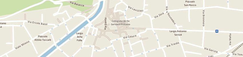 Mappa della impresa della cagnoletta giuseppe di della cagnoletta giuseppe e c snc a SONDRIO