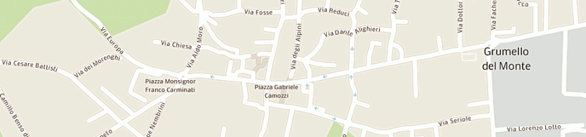 Mappa della impresa farmacia manganelli di manganelli ottaviano e c snc a GRUMELLO DEL MONTE