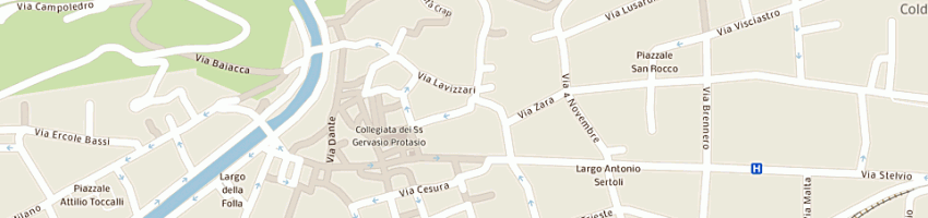 Mappa della impresa merceria fabani di fabani carla e c snc a SONDRIO