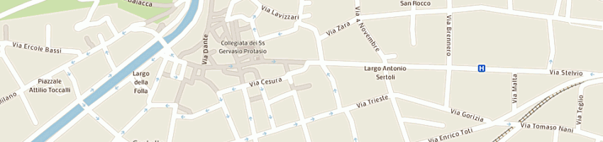 Mappa della impresa gola assicura sas di paolo gola e c a SONDRIO