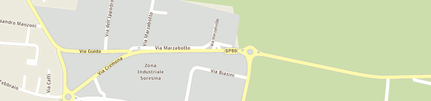 Mappa della impresa cogrossi e modo srl a SORESINA