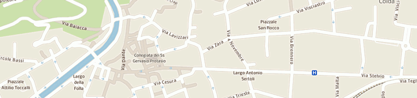 Mappa della impresa gianni caslini arredamenti di pierangelo caslini e c sas a SONDRIO