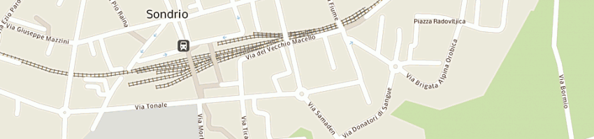 Mappa della impresa punto franchising srl a SONDRIO