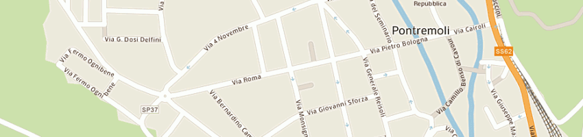 Mappa della impresa pescheria l'amo snc a PONTREMOLI