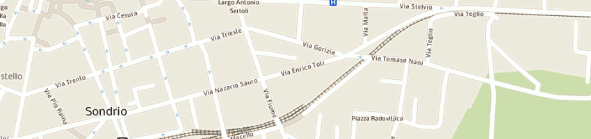 Mappa della impresa della rodolfa srl a SONDRIO
