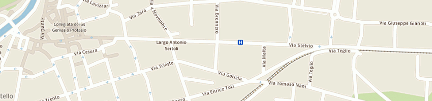 Mappa della impresa valtel di rigon andrea e c a SONDRIO
