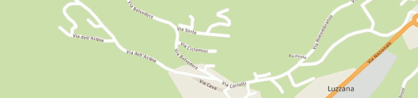 Mappa della impresa bacis massimo a LUZZANA