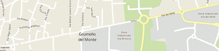 Mappa della impresa techne srl a GRUMELLO DEL MONTE