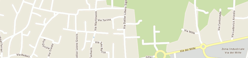 Mappa della impresa benini marco a GRUMELLO DEL MONTE