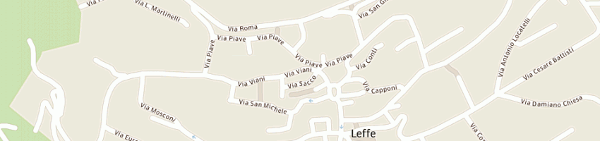 Mappa della impresa ferramenta bosio srl - socio unico a LEFFE