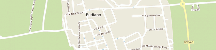 Mappa della impresa bar pizzeria da giancarlo e ale di oneda e martinelli e c snc a RUDIANO