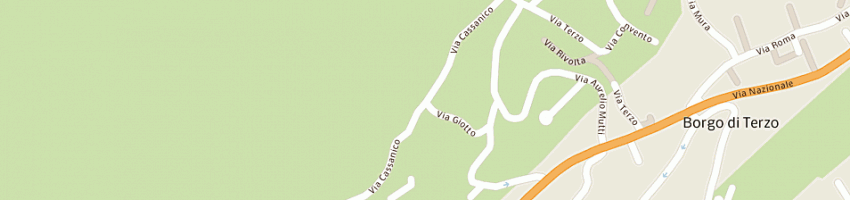Mappa della impresa brignoli claudio a BORGO DI TERZO