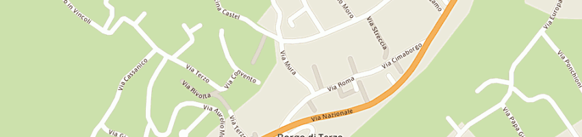 Mappa della impresa cuni nicola e c (snc) a BORGO DI TERZO