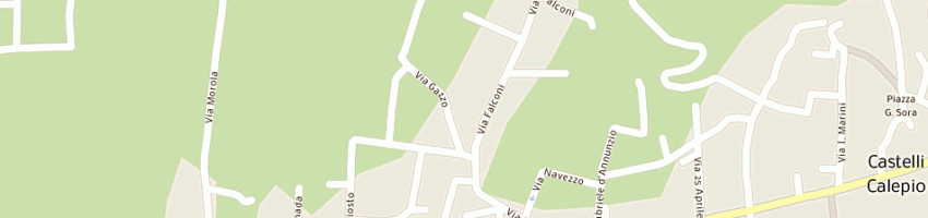 Mappa della impresa cromoplastica cmc srl a CASTELLI CALEPIO